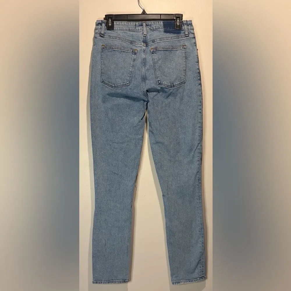 Abercrombie & Fitch The Skinny High Rise Curve Love Knee Hole Size 6 X LONG